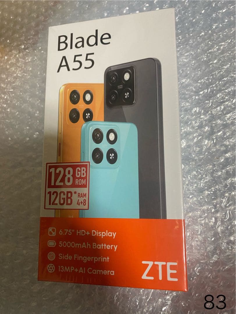 スマートフォン本体 ZTE Blade A55 128GB/12GB
