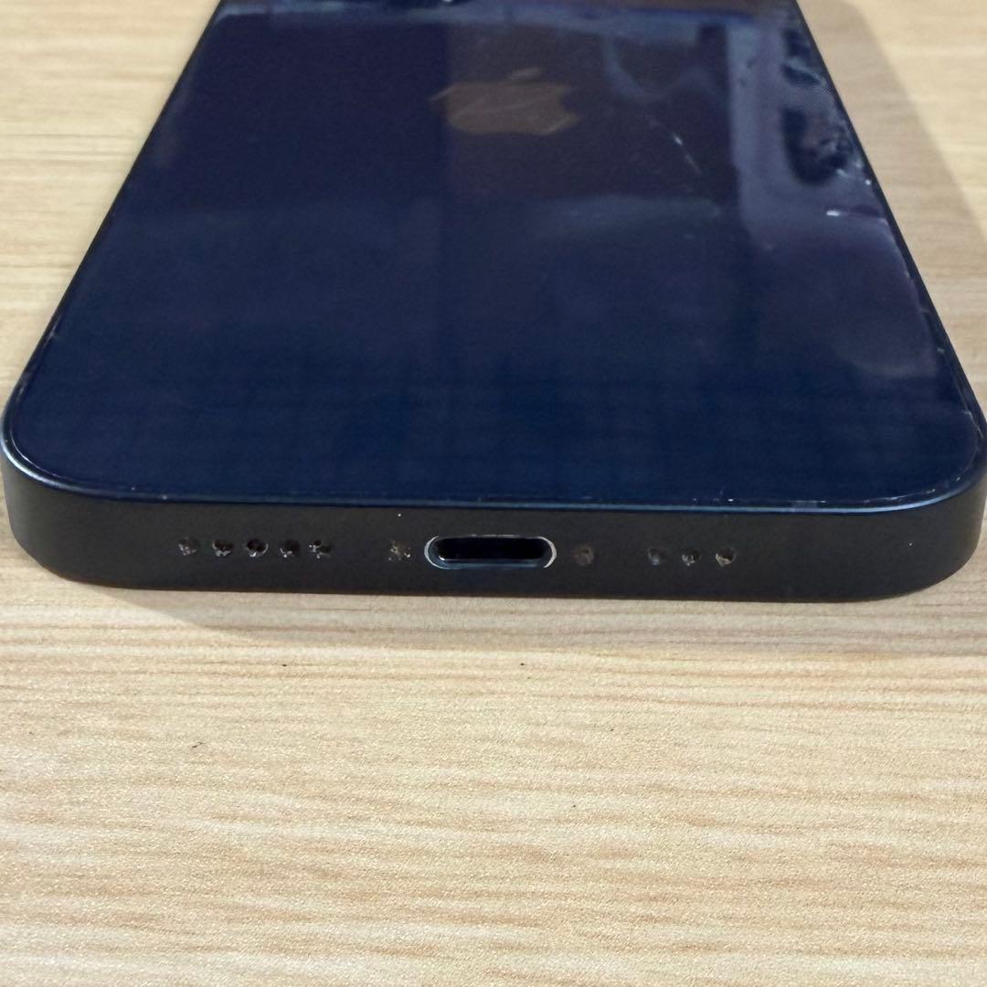 iPhone14 128GB ミッドナイト / 背面割れあり / 箱あり