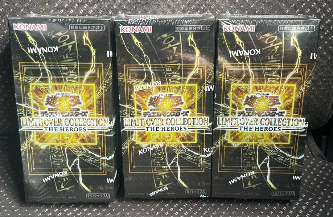 遊戯王　ヒーローズ LIMIT OVER COLLECTION 3BOX