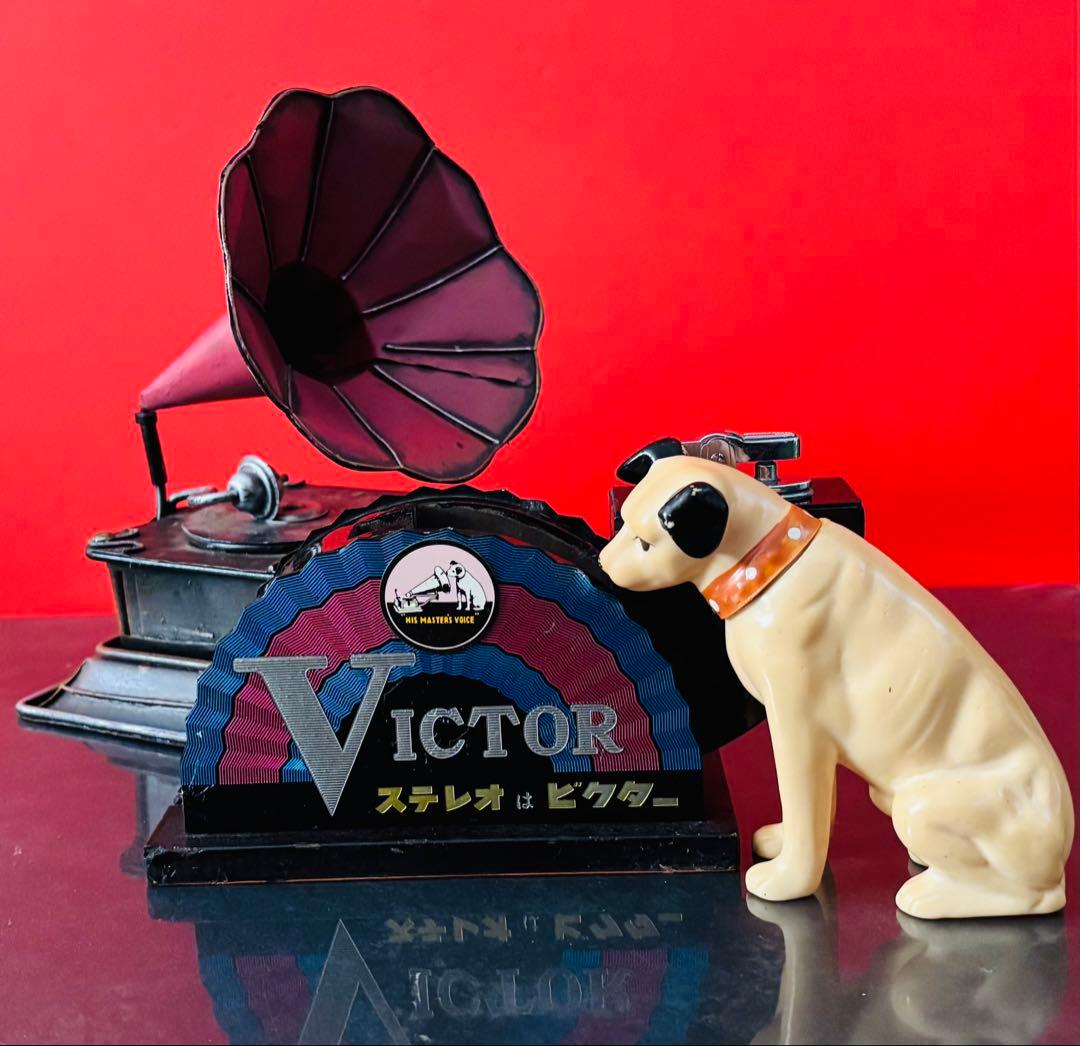 激レア ソフビ ビクター犬 ニッパー 君 高さ約12cm