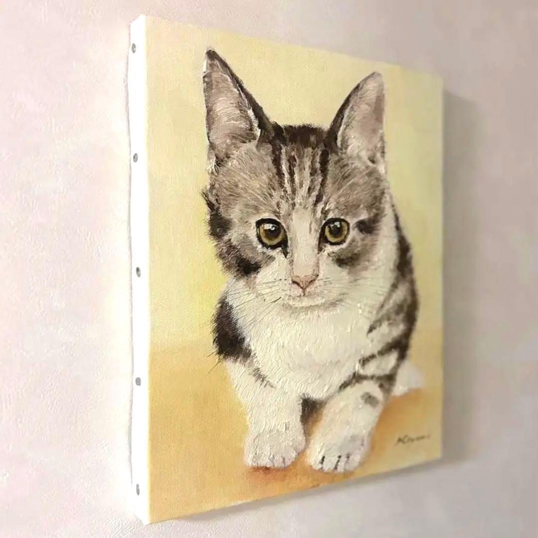 Un petit chaton　【油絵】