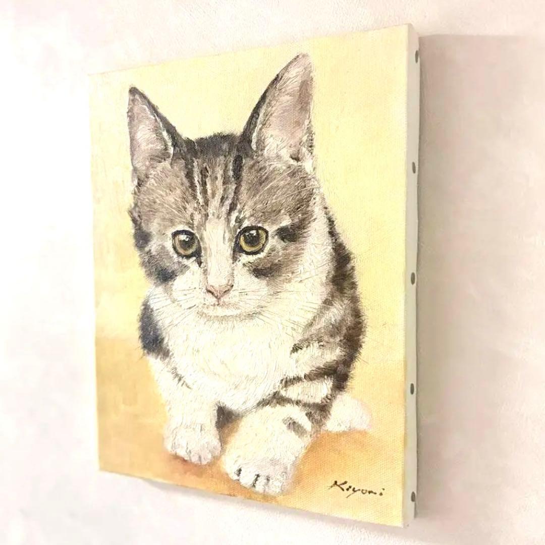 Un petit chaton　【油絵】