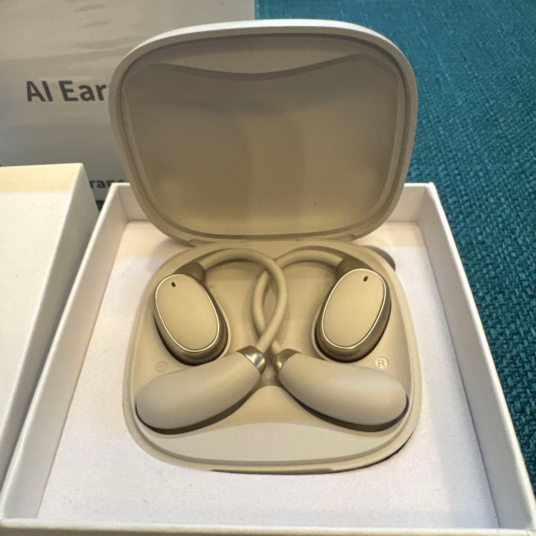 VTrans AI Earphone 2個セット 翻訳イヤホン 2人対話可