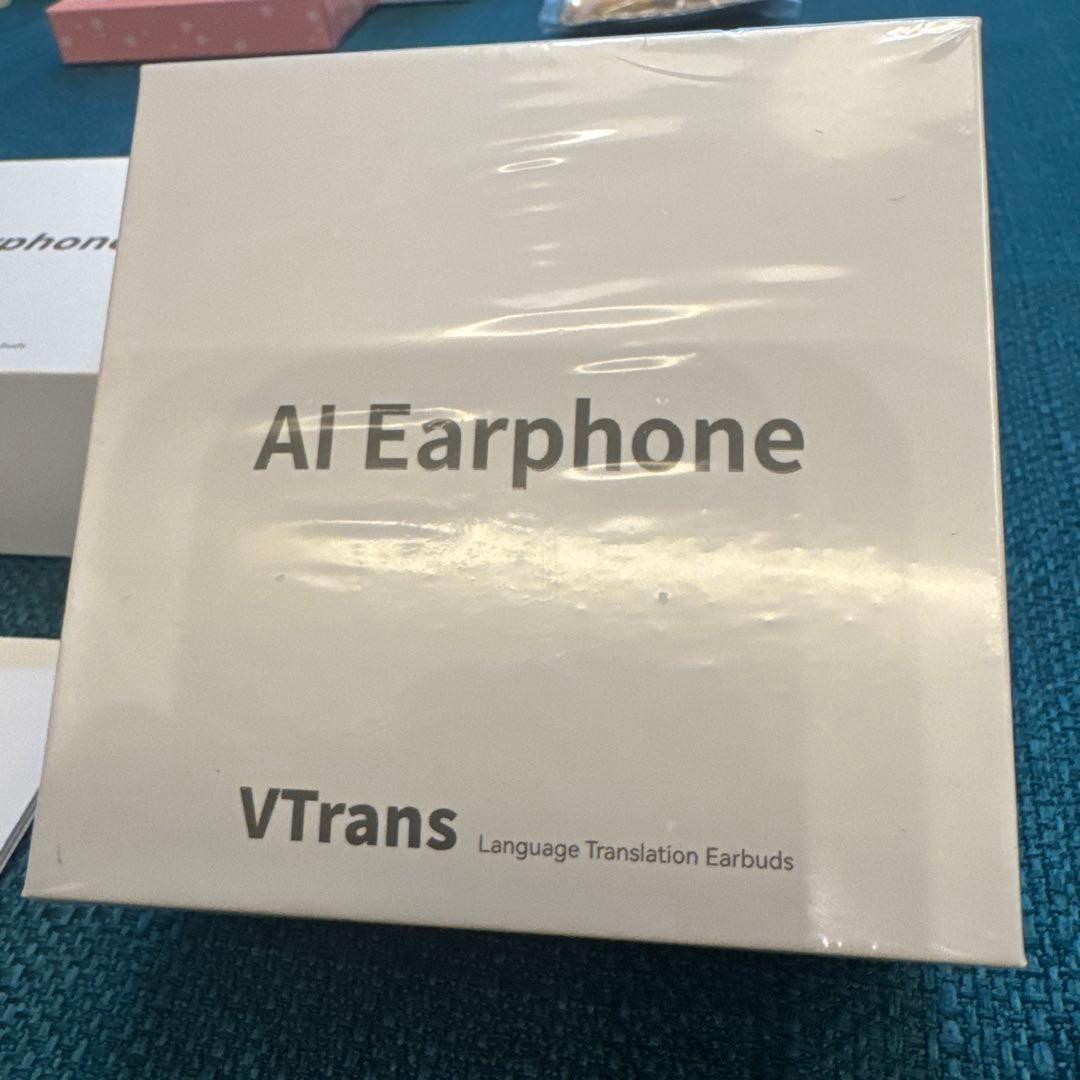 VTrans AI Earphone 2個セット 翻訳イヤホン 2人対話可