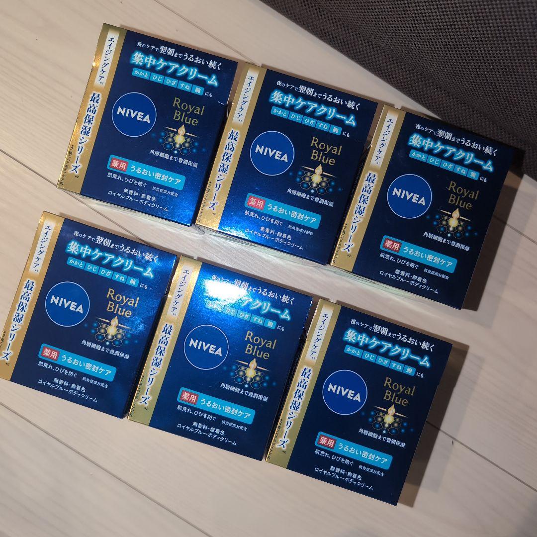 花王ニベア ロイヤルブルー ボディクリーム160g最高保湿シリーズ　6個セット