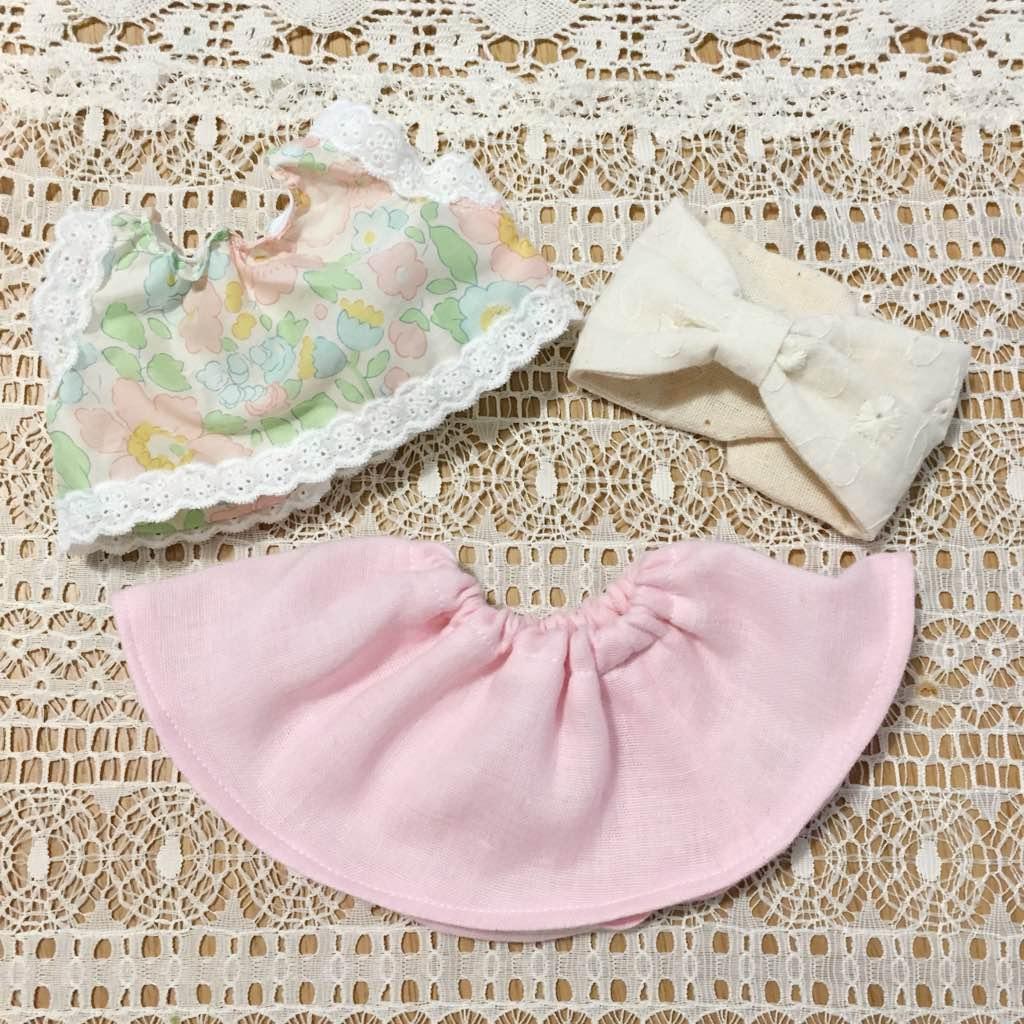 商談済み＊*メルちゃん 服 リバティ❁コーデ(スカート)