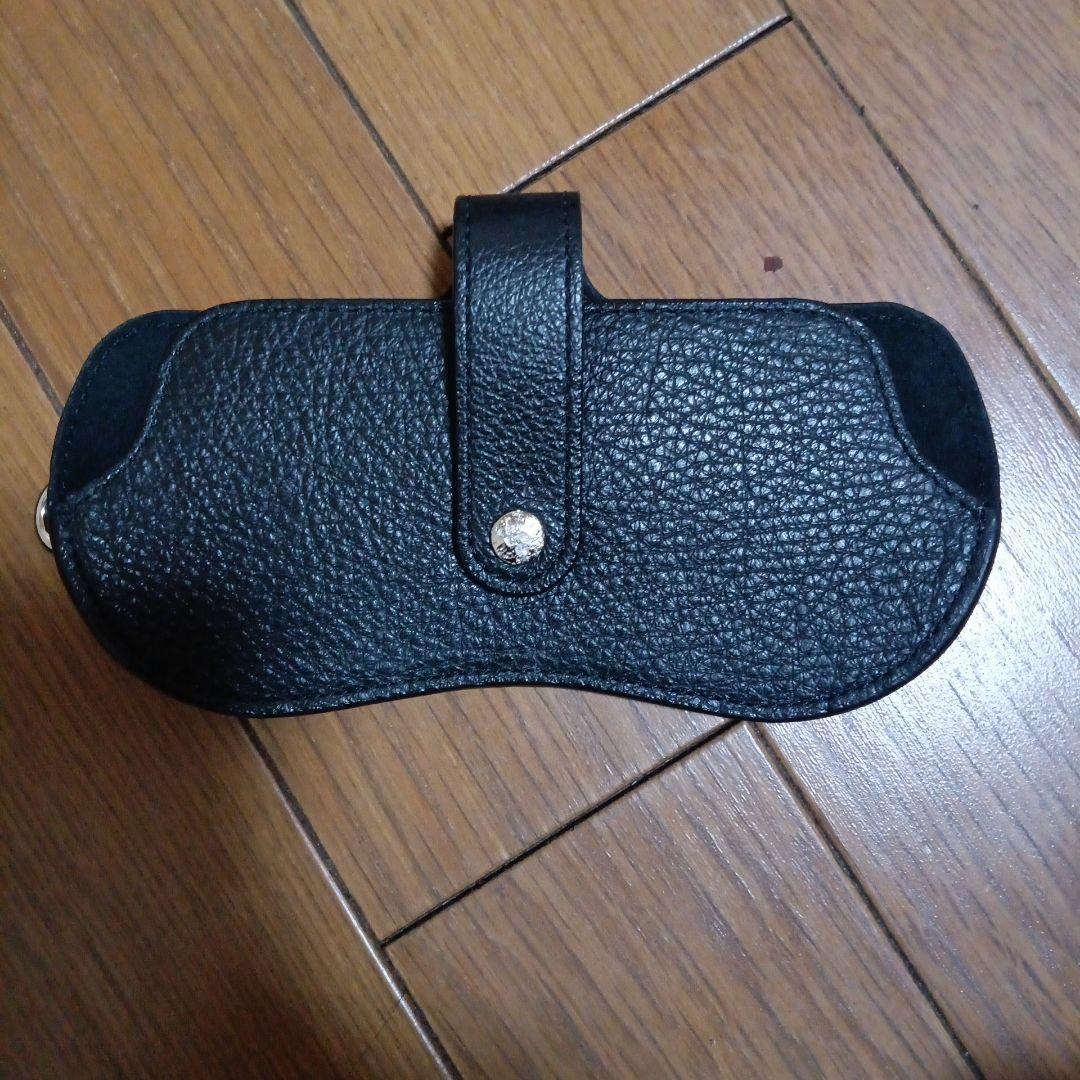 HERGOPOCH エルゴポック ソフトシュリングレザーメガネケース　ブラック