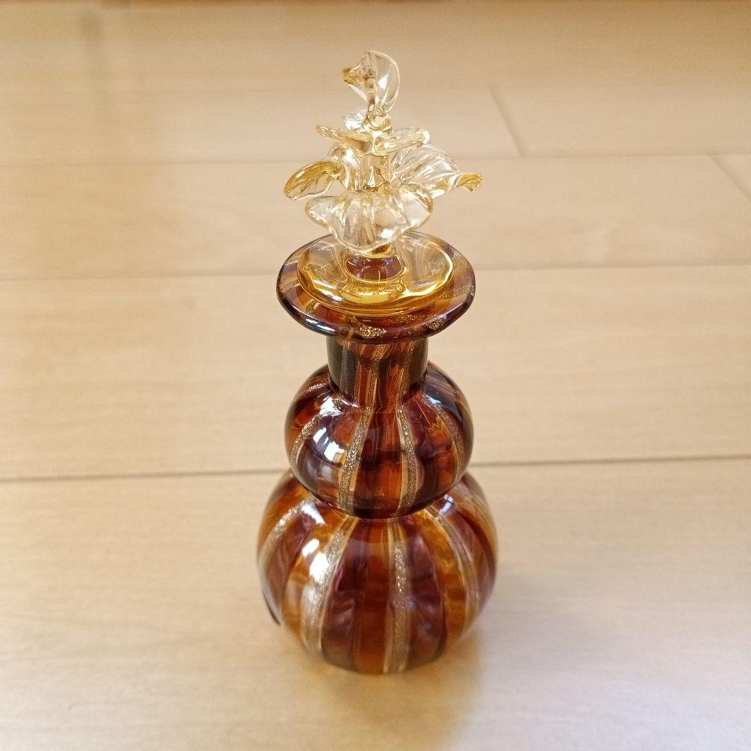 ベネチアンガラス　ビンテージムラーノ香水　瓶　Perfume