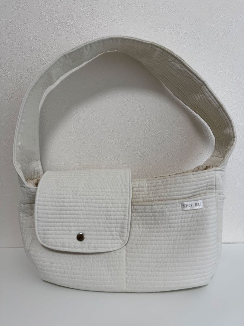 【美品】seoru スリングバッグとクッションセット 韓国 キャリーバッグペット
