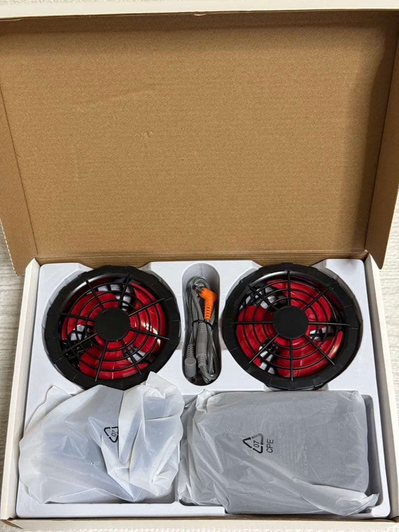 34V 40000mAh ファンバッテリーセット　空調服　作業服 用