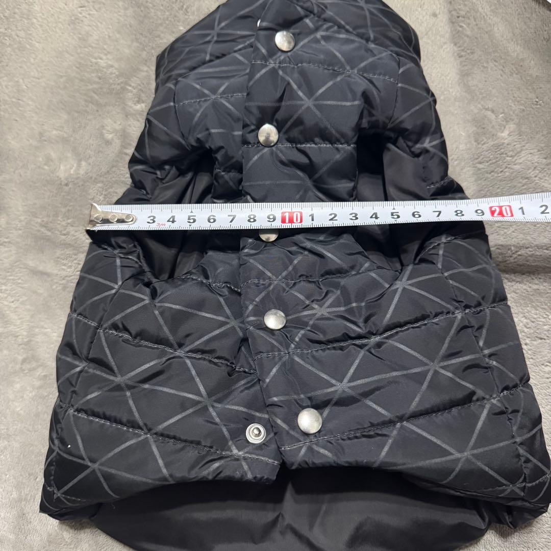 s*6様 プラダ　ダウンジャケット 犬用 ペットダウン prada 黒 トライア