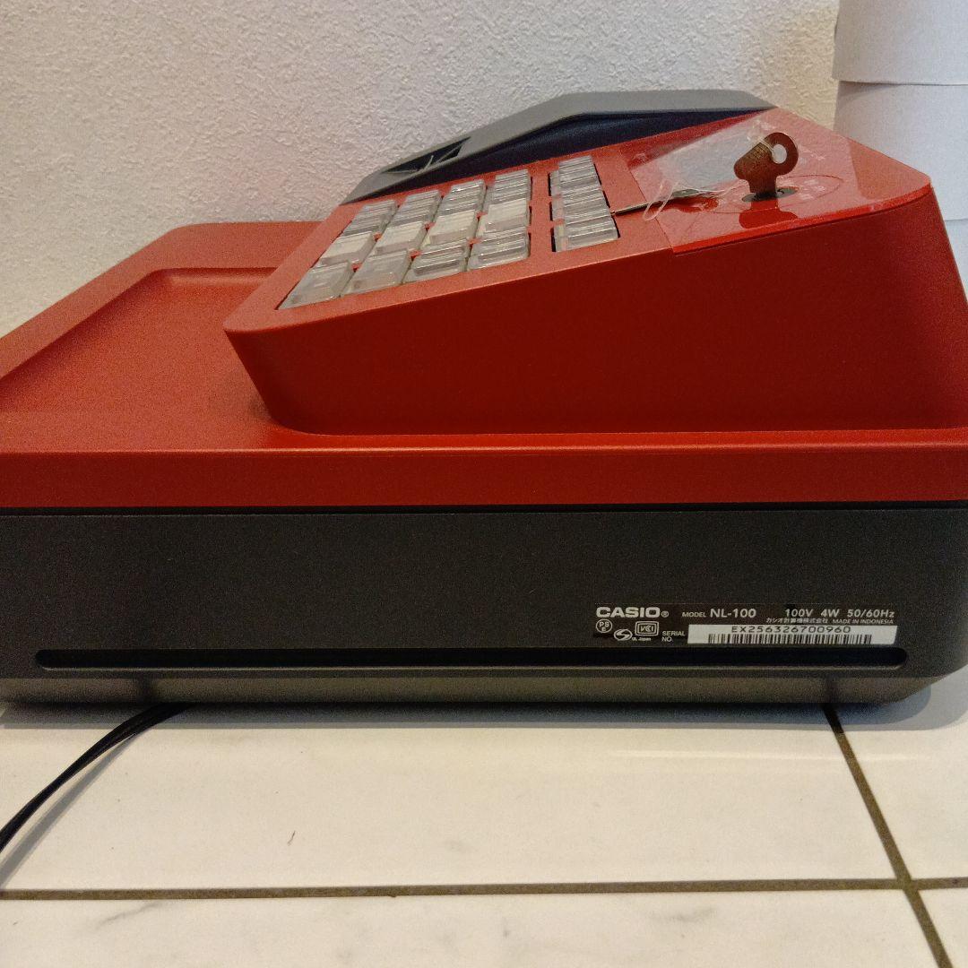 CASIO NL-100 電子レジスター レッド