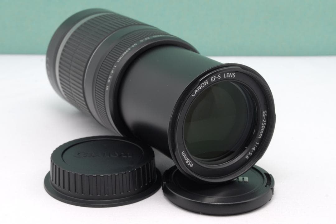 ✨️望遠レンズ Canon EF-S 55-250mm IS 手ぶれ補正 カメラ