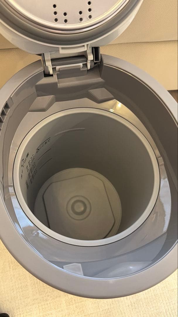 象印　2025年製加湿器　象印 EE-DF35-HA グレー スチーム式加湿器