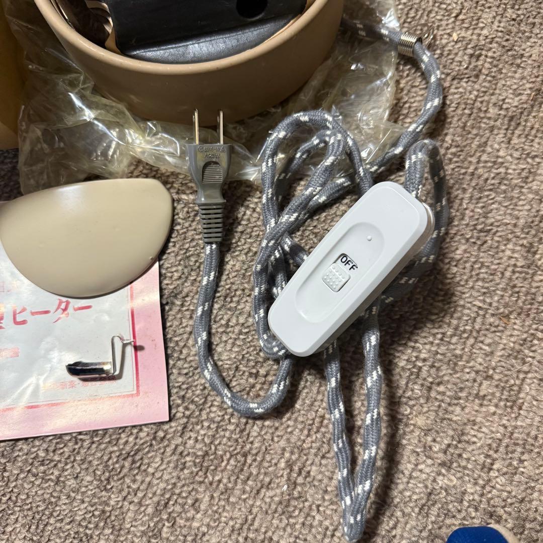 野々田 F415 炭型ヒーター 電熱器 茶道具 未使用保管品