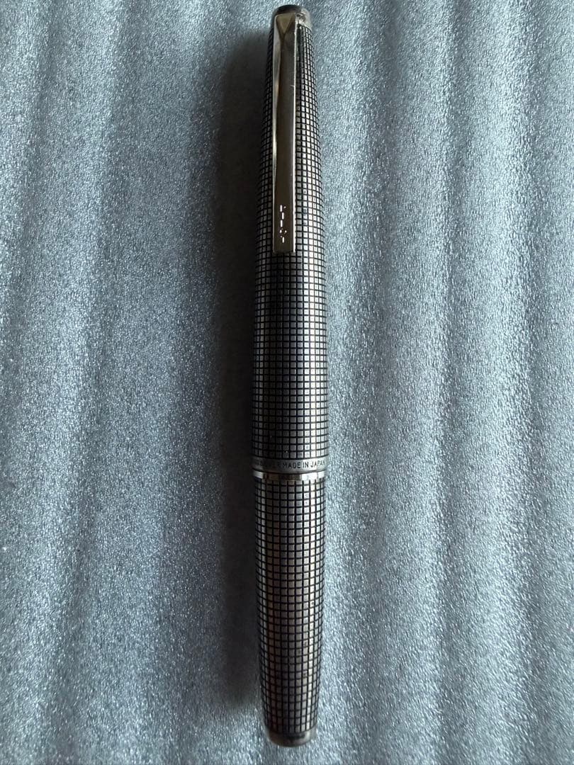 PILOT パイロット万年筆 ショート スターリングシルバー18K-WG 日本製