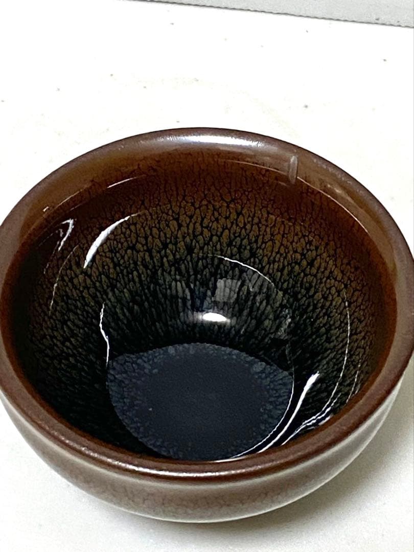 天目茶碗/黄油滴盞／建窯 茶碗超珍館蔵 在名 初荷です 置物