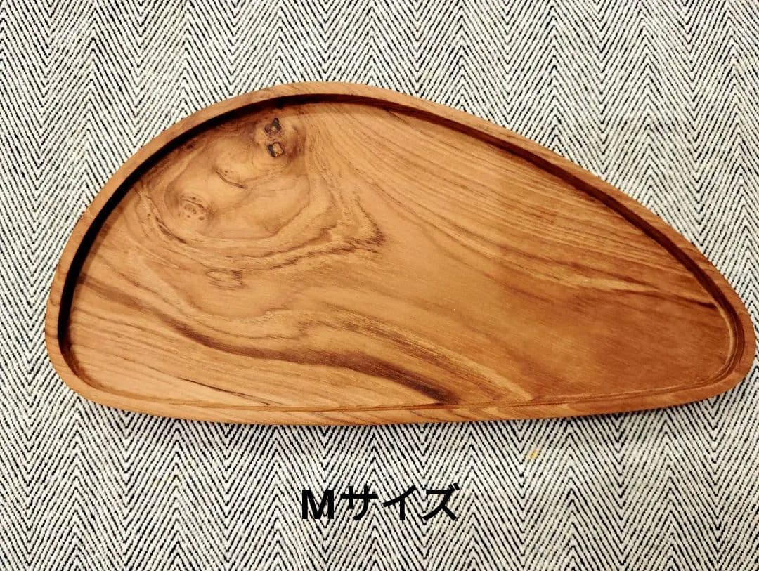 【美品】おうちカフェ★トライアングルプレートМ・Ｌサイズセット　インドネシア製★