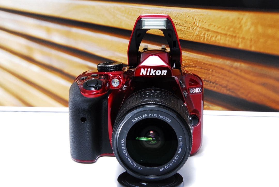 Nikon D3400 一眼レフカメラ Bluetooth スマホ転送　レッド