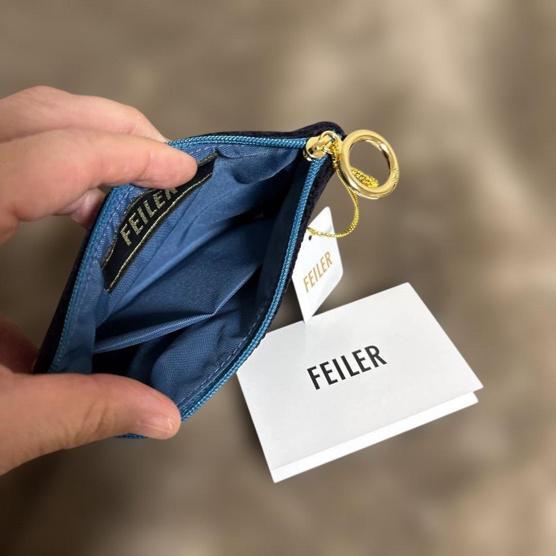 FEILER フェイラー購入☆完売シンスタオルハンカチ＆ポーチ☆ファミリアおまけ