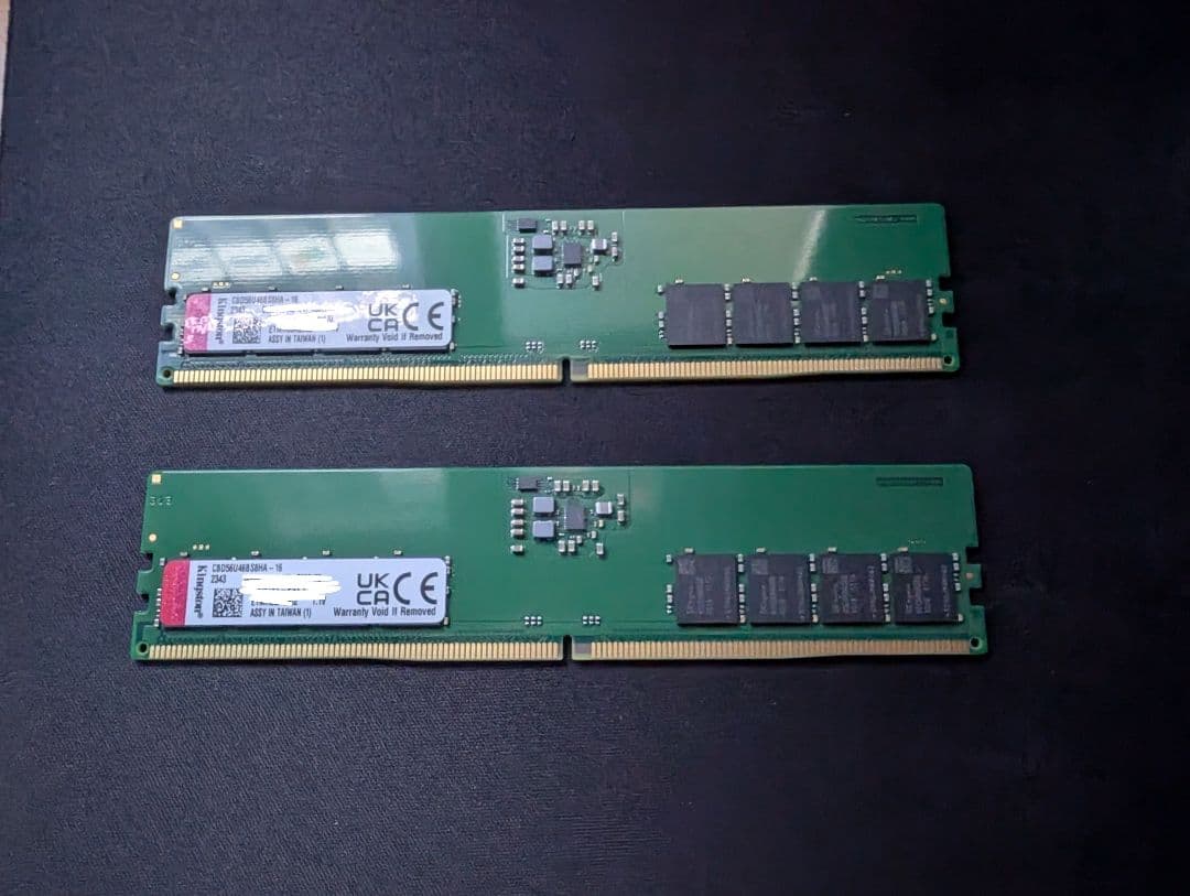 DDR5 5600MHz 16GB 2枚組 BTO抜き取り品