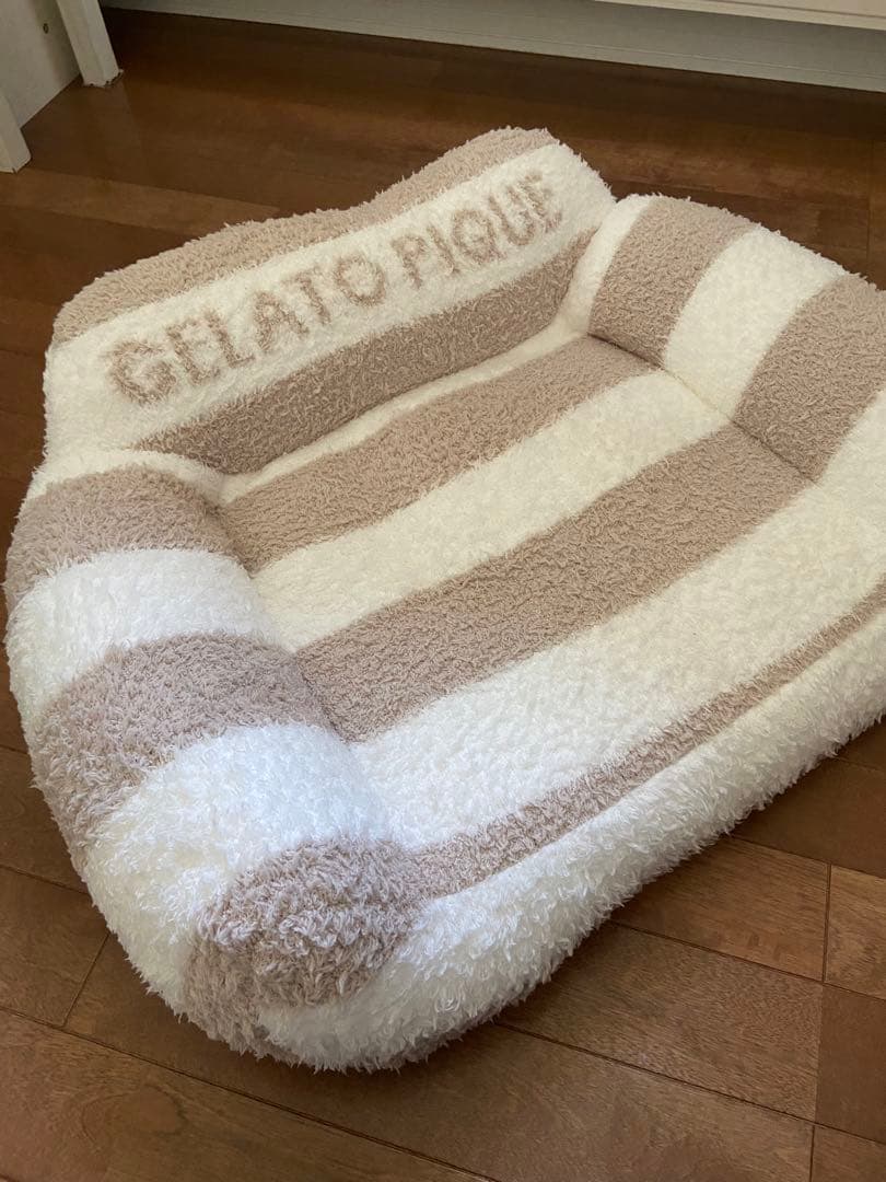 gelato pique ストライプベッドクッション