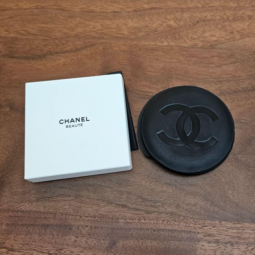 シャネル　CHANEL　ミラー　手鏡　コンパクトミラー　ノベルティ