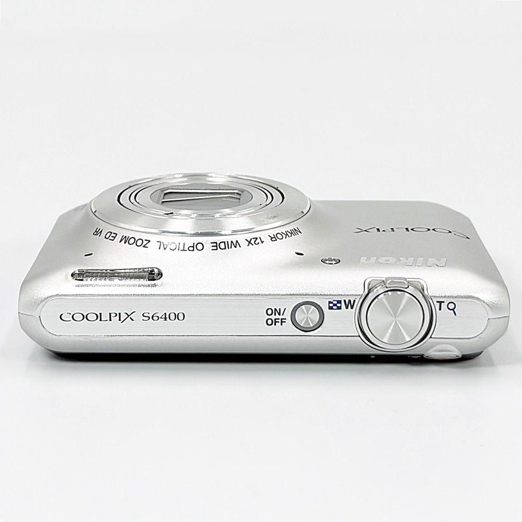 ニコン COOLPIX S6400 SL クリスタルシルバー コンデジ カメラ