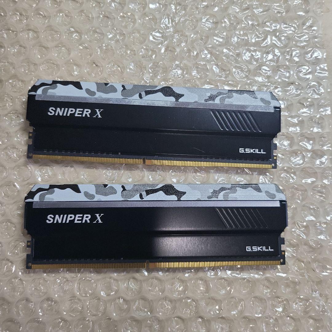 メモリー G.SKILL SNIPER X DDR4 3200 16GB (8GBx2)