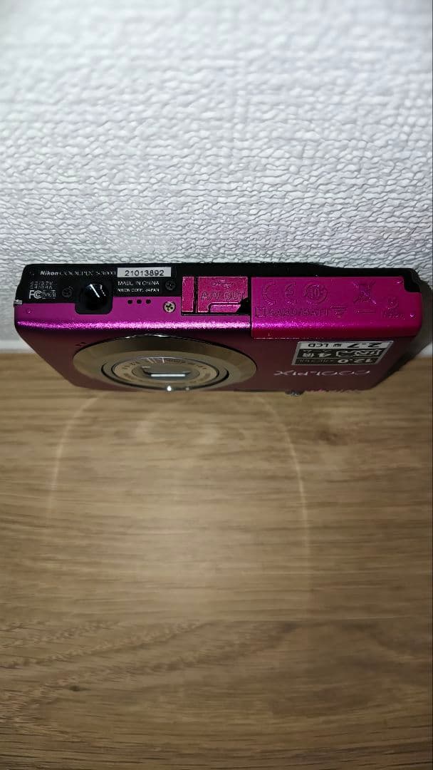 【美品】【ジャンク】Nikon COOLPIX S3000 ピンク