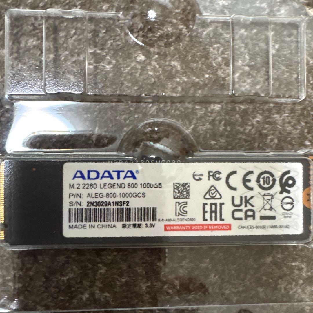 内蔵型SSD ADATA Legend 800 1000GB