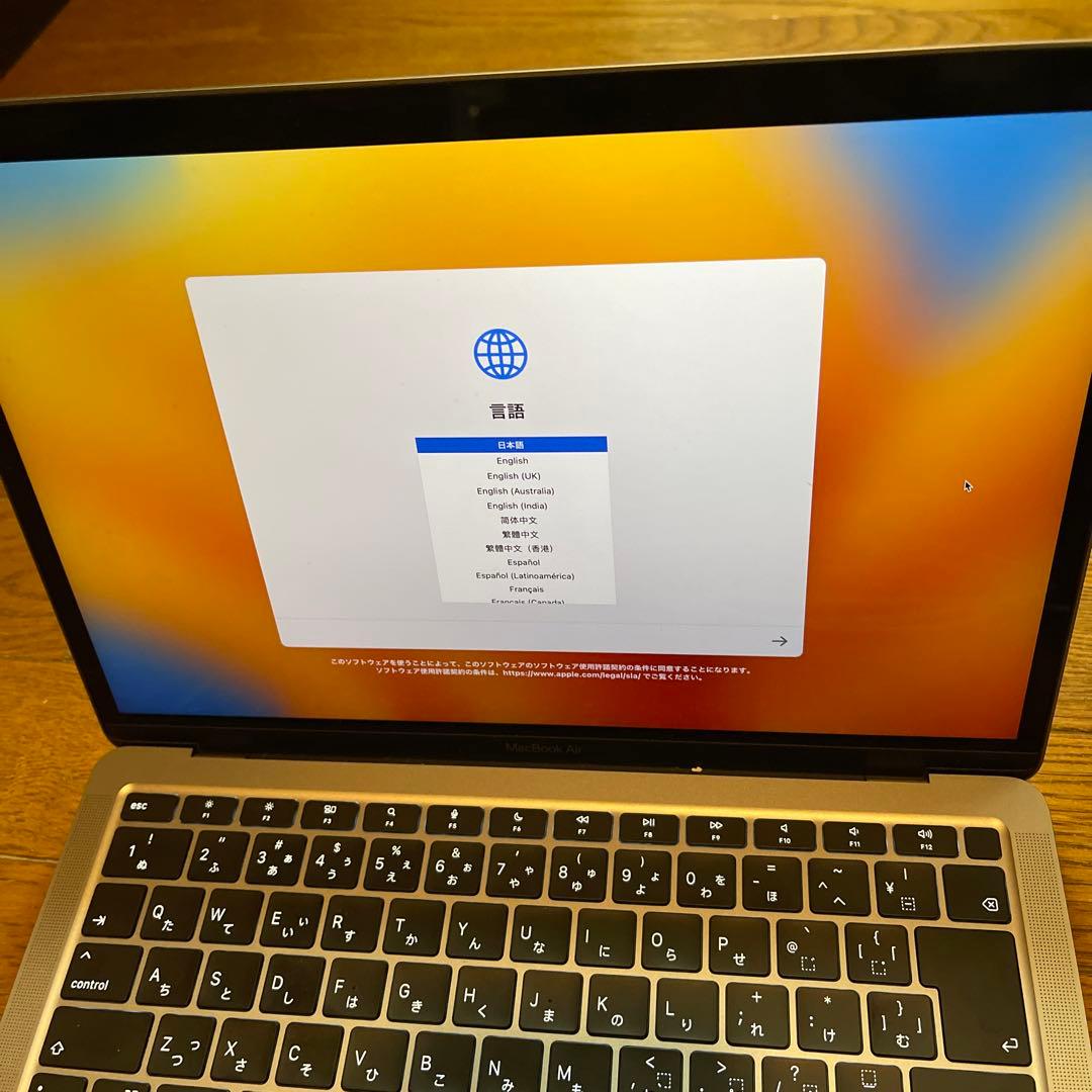 Apple MacBook Air M1 2020 13インチ スペースグレイ