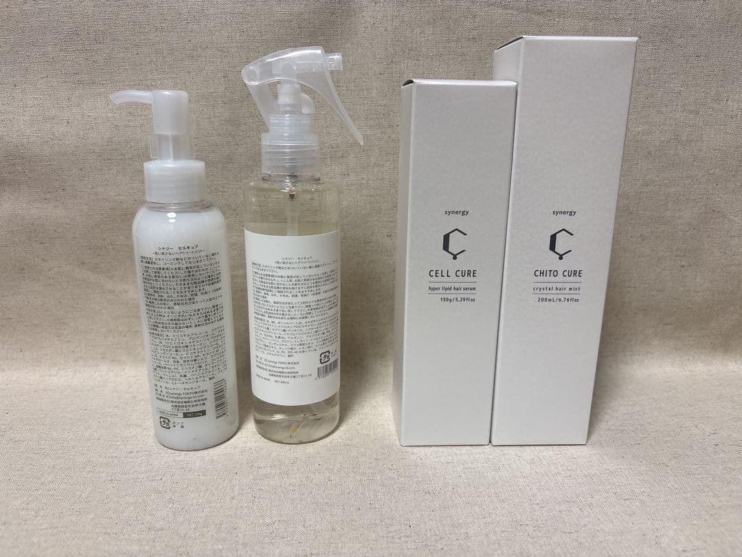 【新品】synergy シナジーセルキュアヘアミルク　キトキュアヘアミスト