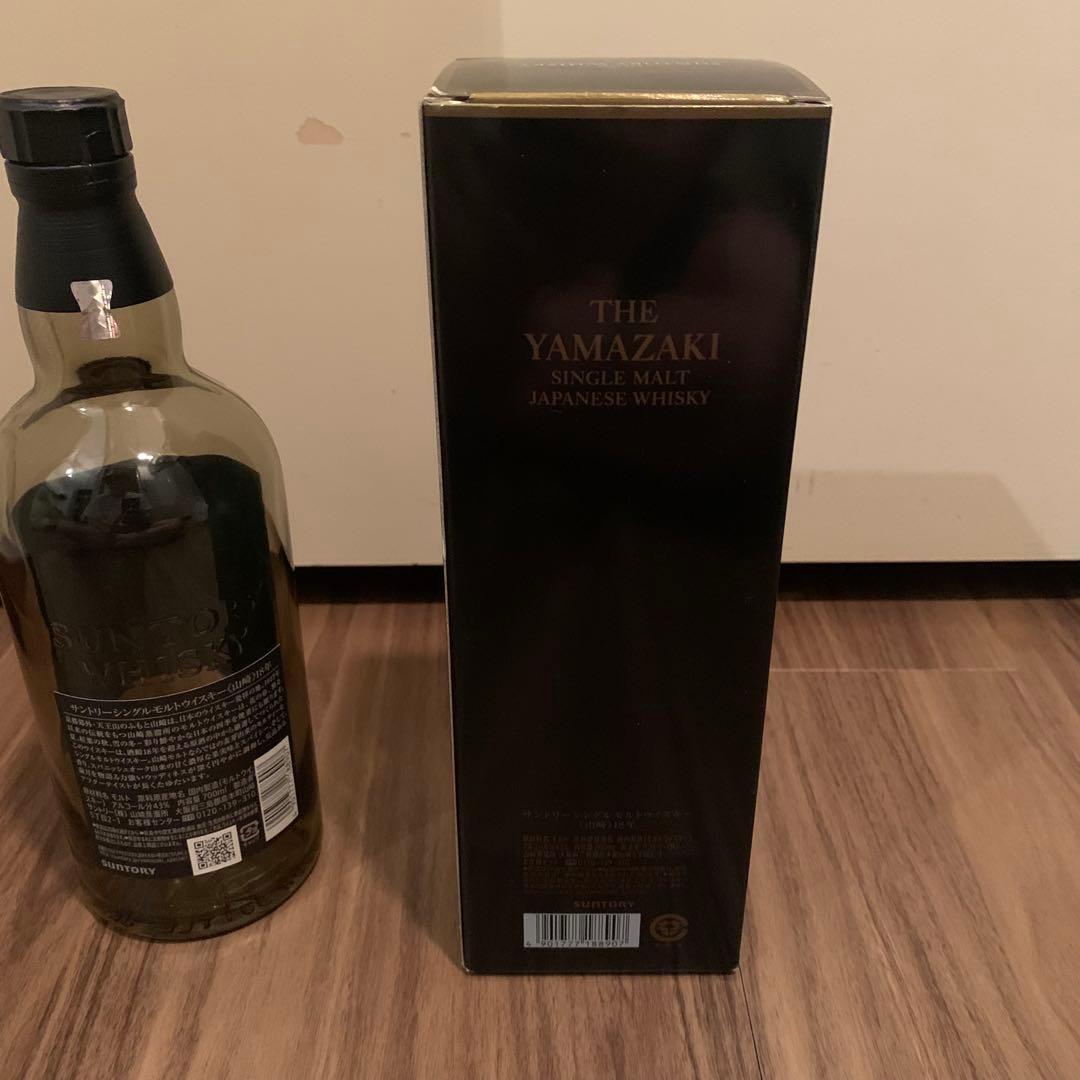山崎 18年 シングルモルトウイスキー 空瓶