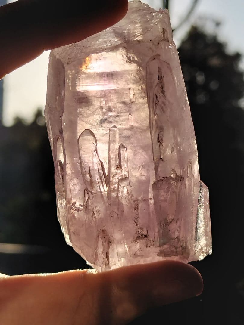 【希少国産鉱物】アメジスト　紫水晶　鉛沢産　134g