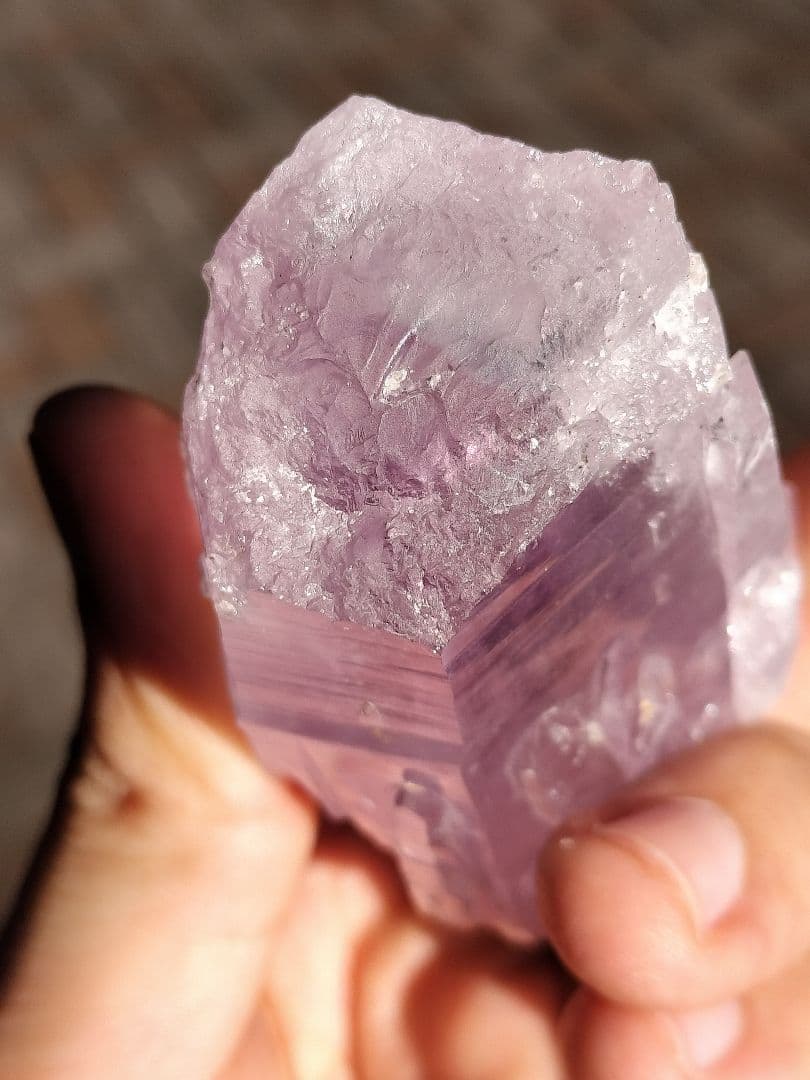 【希少国産鉱物】アメジスト　紫水晶　鉛沢産　134g